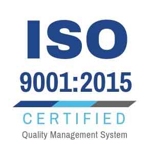 ISO 9001:2015 Certified Quality Management System